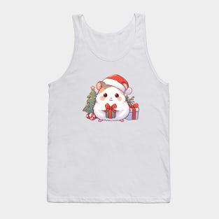 Cute Christmas Hamster Tank Top